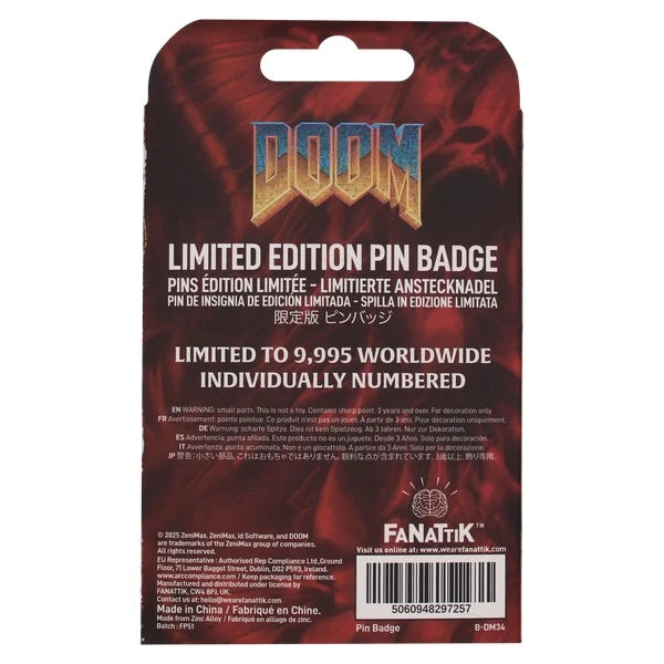 DOOM - Floppy Disk - Limited Edition Pin's