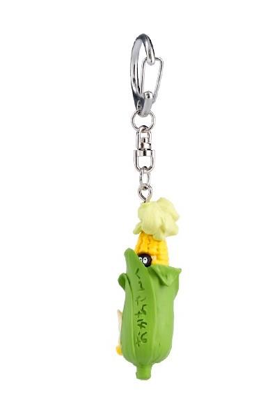 MY NEIGHBOR TOTORO -  Soot sprite in corn with Totoro - 3D Keychain