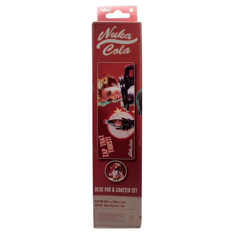 FALLOUT  - Nuka-Cola - XL Desktop Mat + 1 Coaster