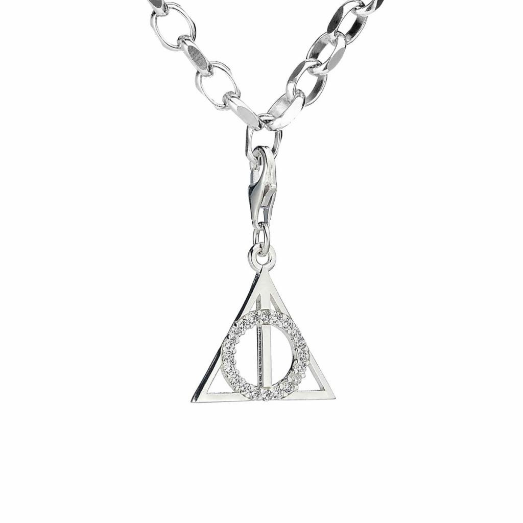 HARRY POTTER - Daethly Hallows - Crystals Clip on Charm for Bracelet