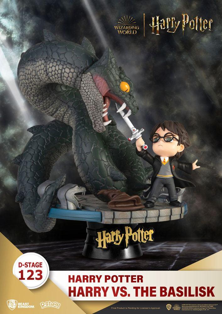 HARRY POTTER - VS the Basilisk - Statue D-Stage Diorama PVC 16cm