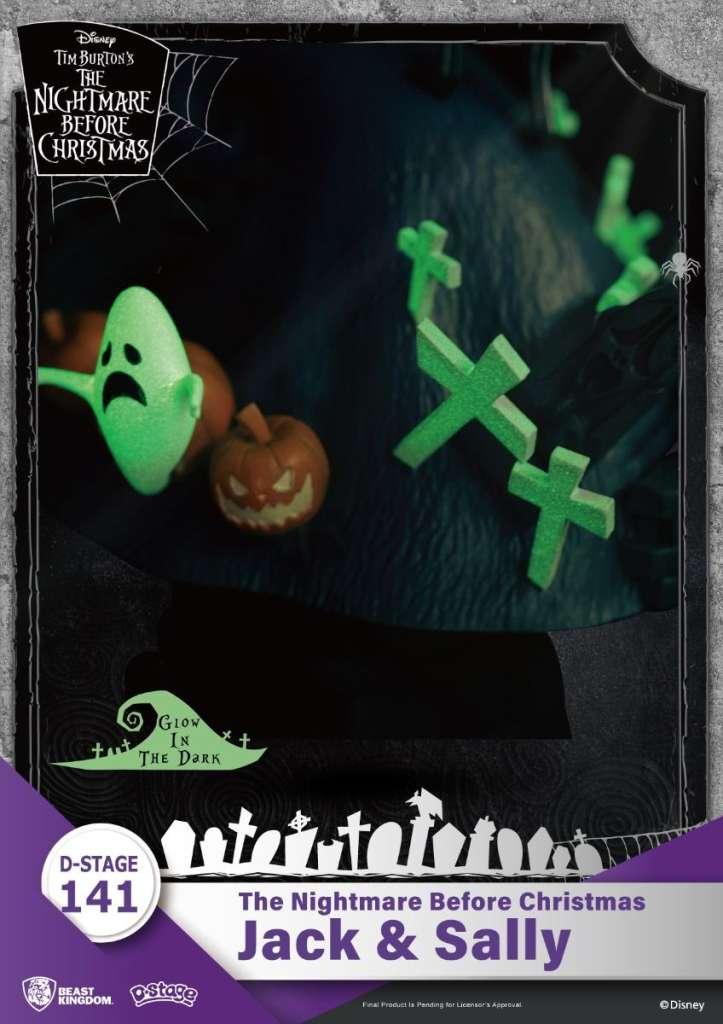 NIGHTMARE BEFORE CHRISTMAS - Jack & Sally - Diorama D-Stage 15cm