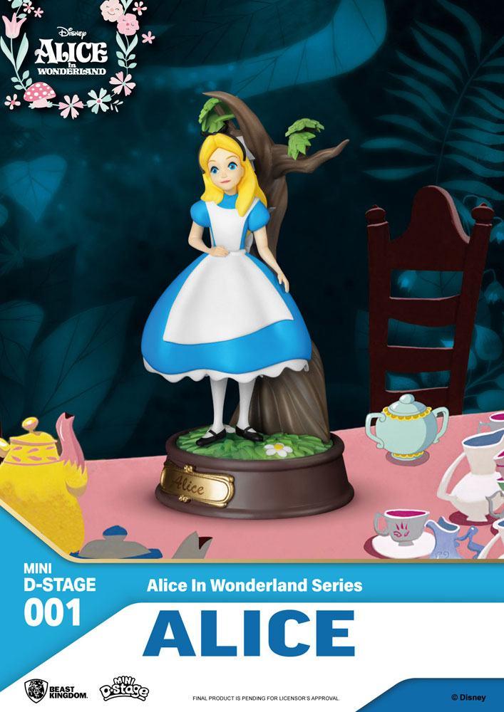 DISNEY - Alice - Statue Mini Diorama 10cm