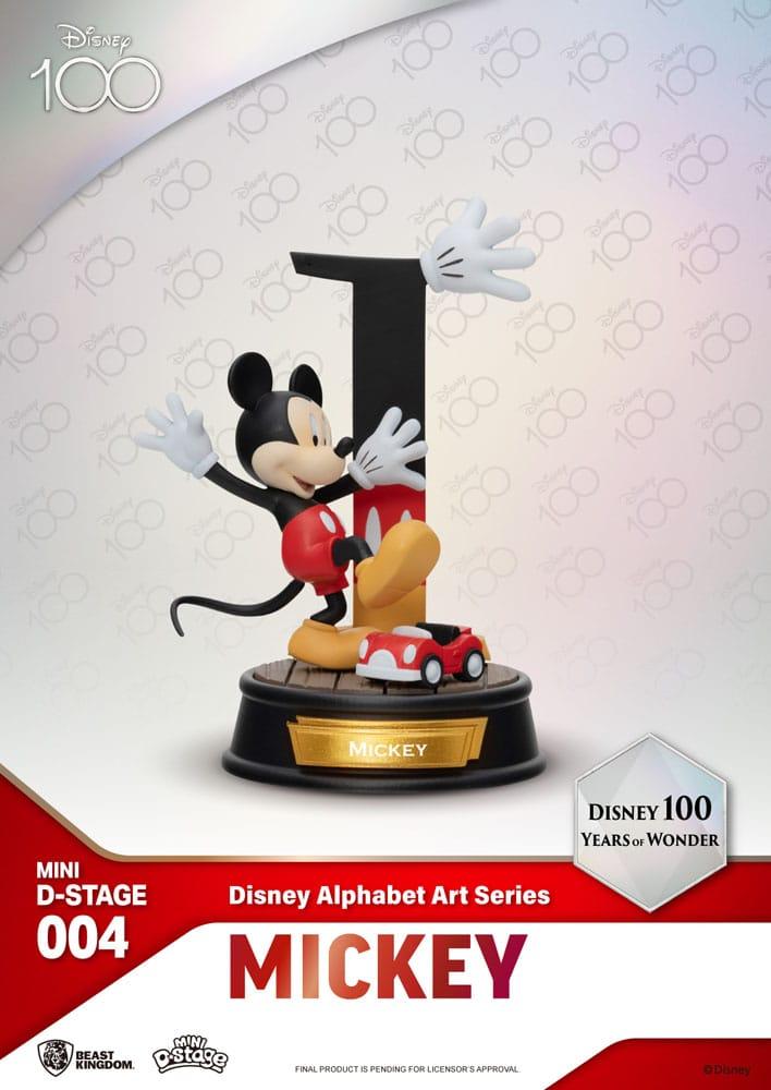 DISNEY 100TH - Disney Alphabet Art - Pack 6 Diorama Stage 10cm