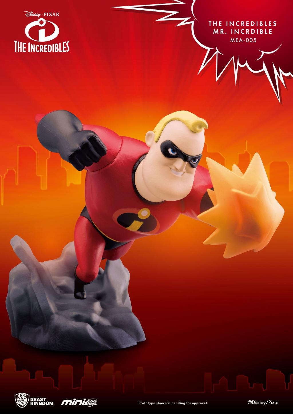 DISNEY THE INCREDIBLES - Fig Mini Egg Attack - Mr Incredible - 14cm