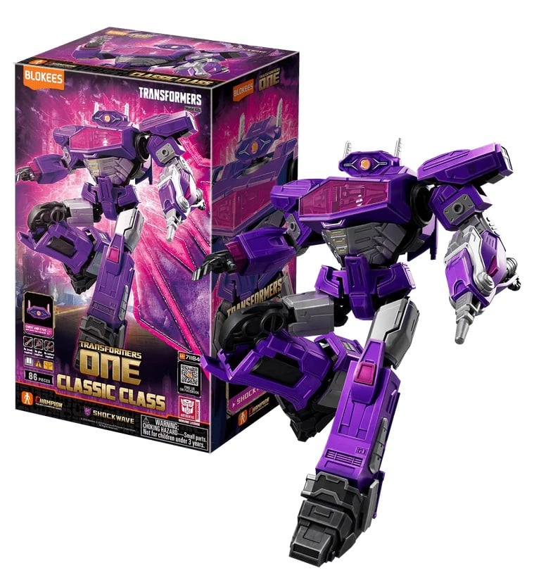 TRANSFORMERS - Shockwave - Model Kit Classic Class Blokees