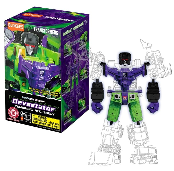 TRANSFORMERS -Devastator Comb. Acc. - Model Kit Defender Vers. Blokees