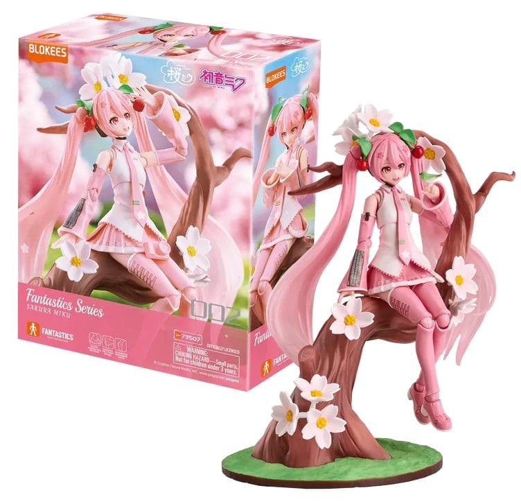 HATSUNE MIKU - Sakura Miku - Model Kit Fantastics Series Blokees