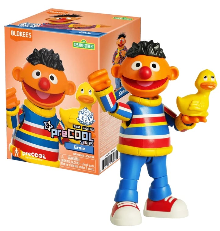 SESAME STREET- Ernie - Model Kit Classic Class Blokees