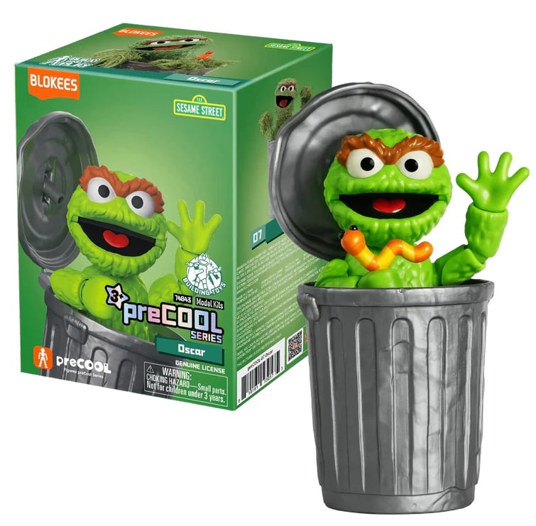 SESAME STREET- Oscar - Model Kit Classic Class Blokees