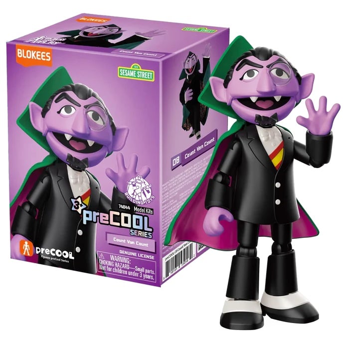 SESAME STREET- Count Von Count - Model Kit Classic Class Blokees