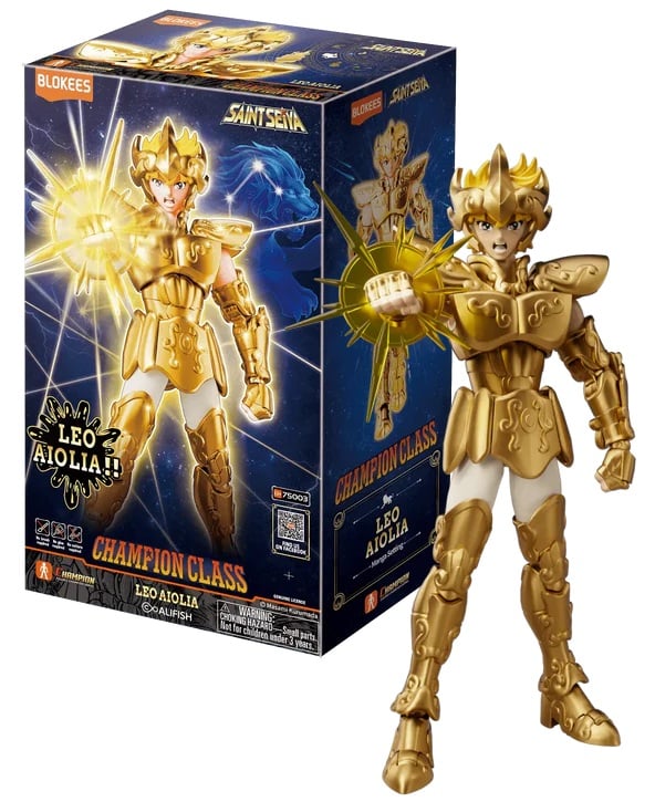 SAINT SEIYA - Leo Aiolia - Model Kit Champion Class Blokees