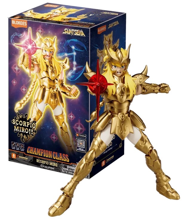 SAINT SEIYA - Scorpio Milo - Model Kit Champion Class Blokees