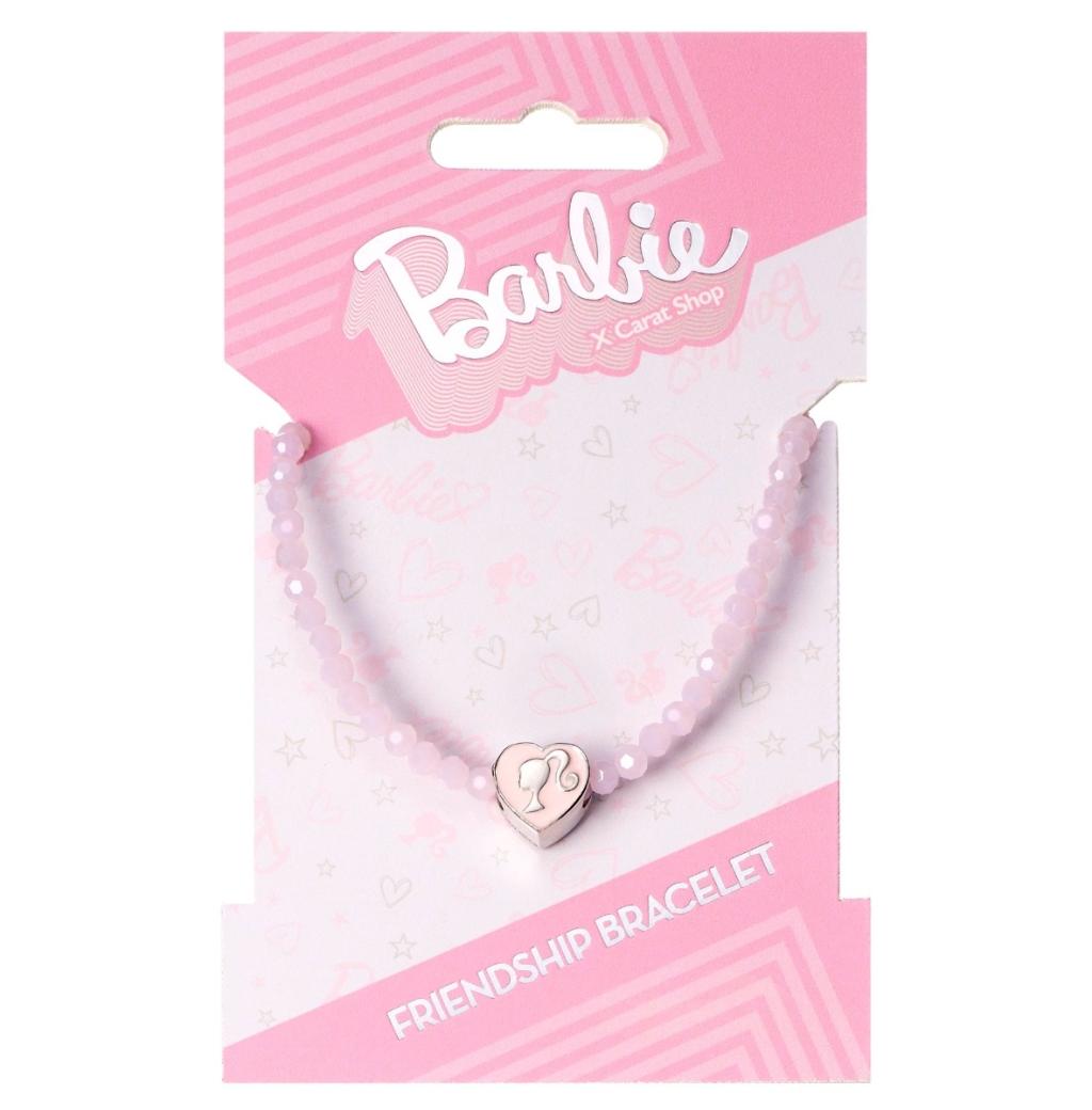 BARBIE - Pink Bead Bracelet - Haert