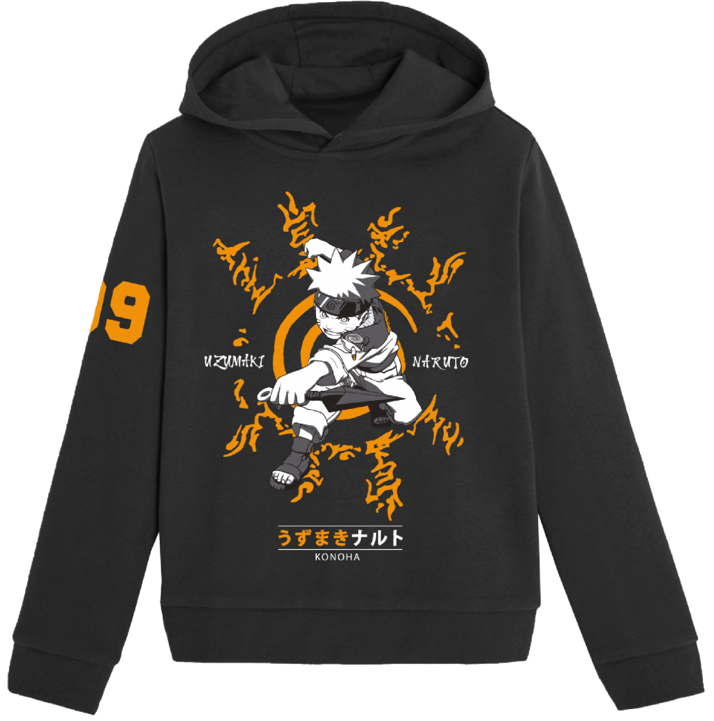 NARUTO - Naruto Uzumaki Konoha - Kid Sweat-Shirt (8 Ans)