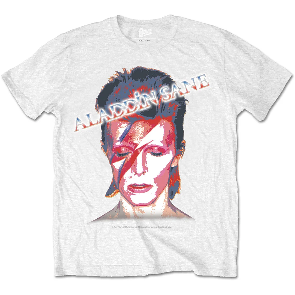 DAVID BOWIE - T-Shirt - Aladdin Sane (S)