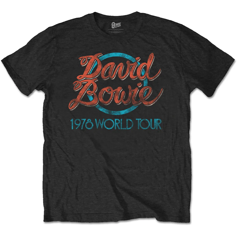 DAVID BOWIE - T-Shirt RWC - World Tour 1978 (XL)