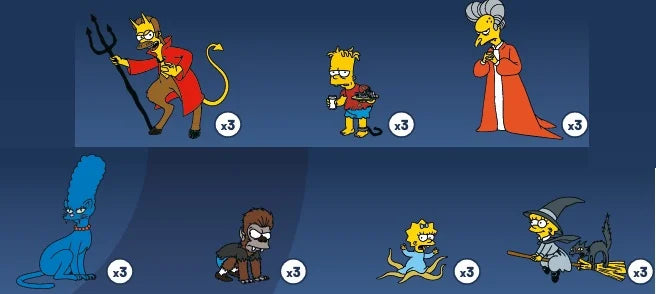 THE SIMPSONS - Series 1 - Display 24 Mystery Pin's