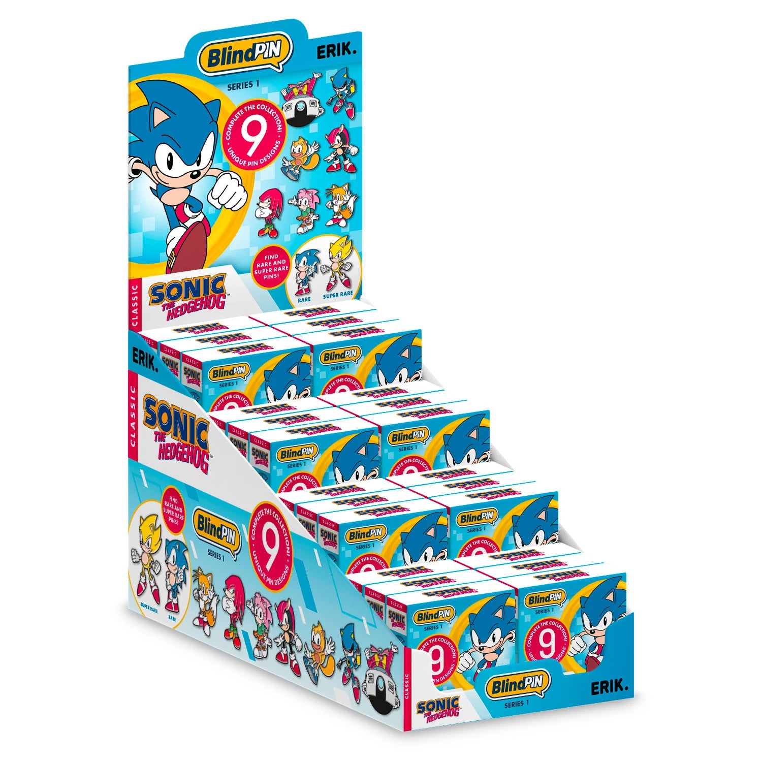 SONIC - Series 1 - Display 24 Mystery Pin's