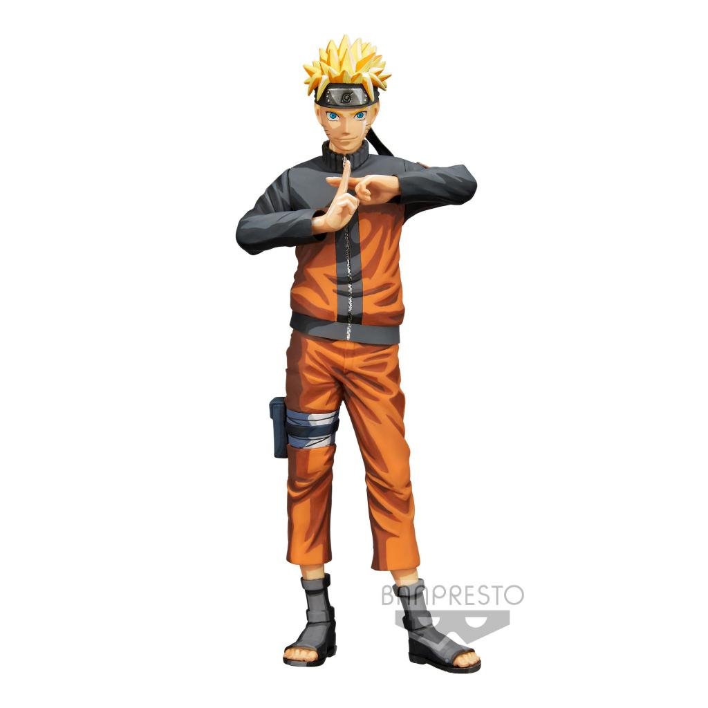 NARUTO SHIPPUDEN - Uzumaki Naruto - Figurine Grandista Nero