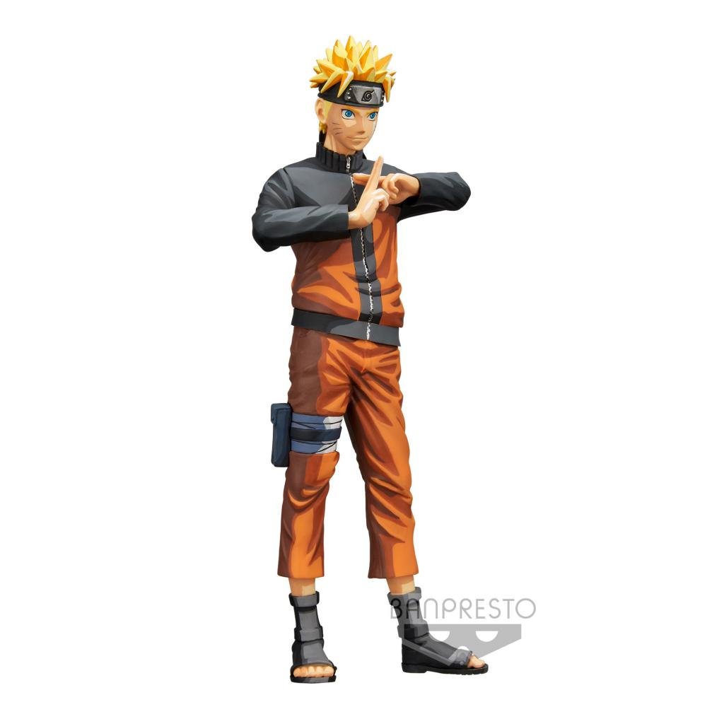 NARUTO SHIPPUDEN - Uzumaki Naruto - Figurine Grandista Nero