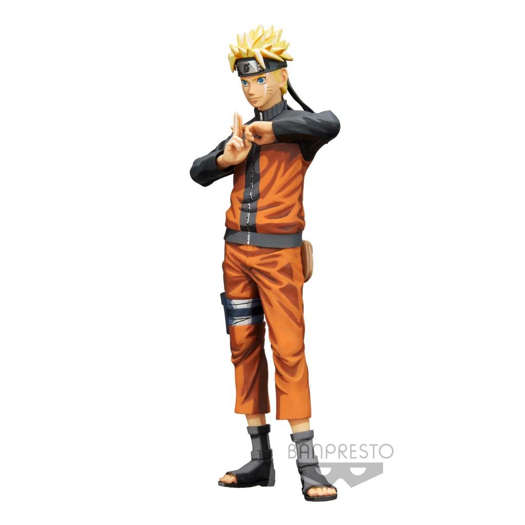 NARUTO SHIPPUDEN - Uzumaki Naruto - Figurine Grandista Nero