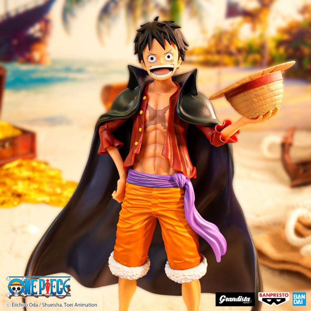 ONE PIECE - Monkey .D.Luffy - Figure Grandista Nero 27cm