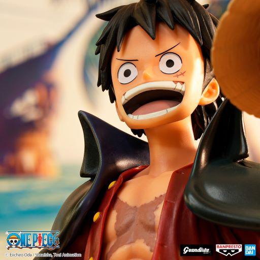 ONE PIECE - Monkey .D.Luffy - Figure Grandista Nero 27cm