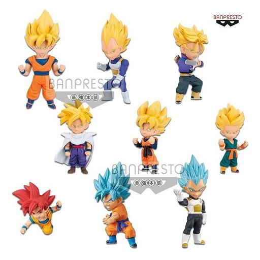 DRAGON BALL SUPER WCF - Display 12 Figures SAYIAN SPECIAL - 7cm