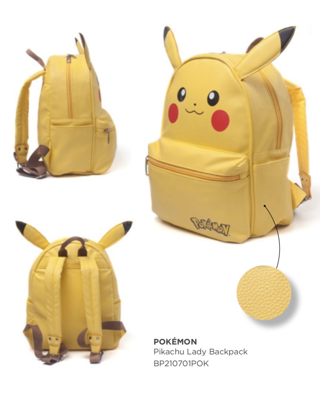 POKEMON - Pikachu - Heady - Mini Backpack