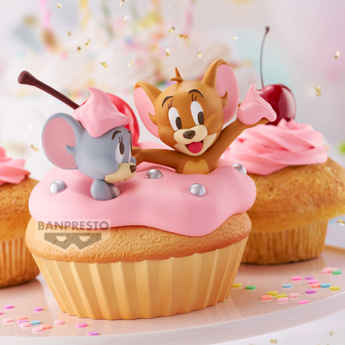 TOM & JERRY - Jerry & Tuffy - Figure Big Soft Vinyl 11cm