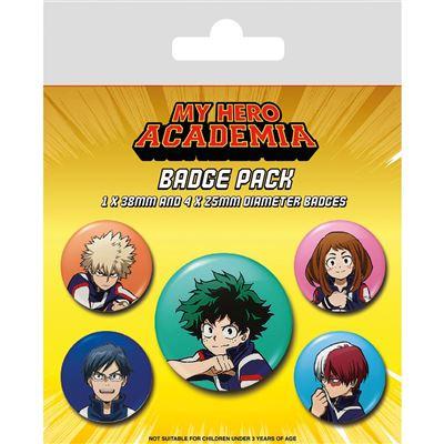 MY HERO ACADEMIA - Team - Pack 5 Badges