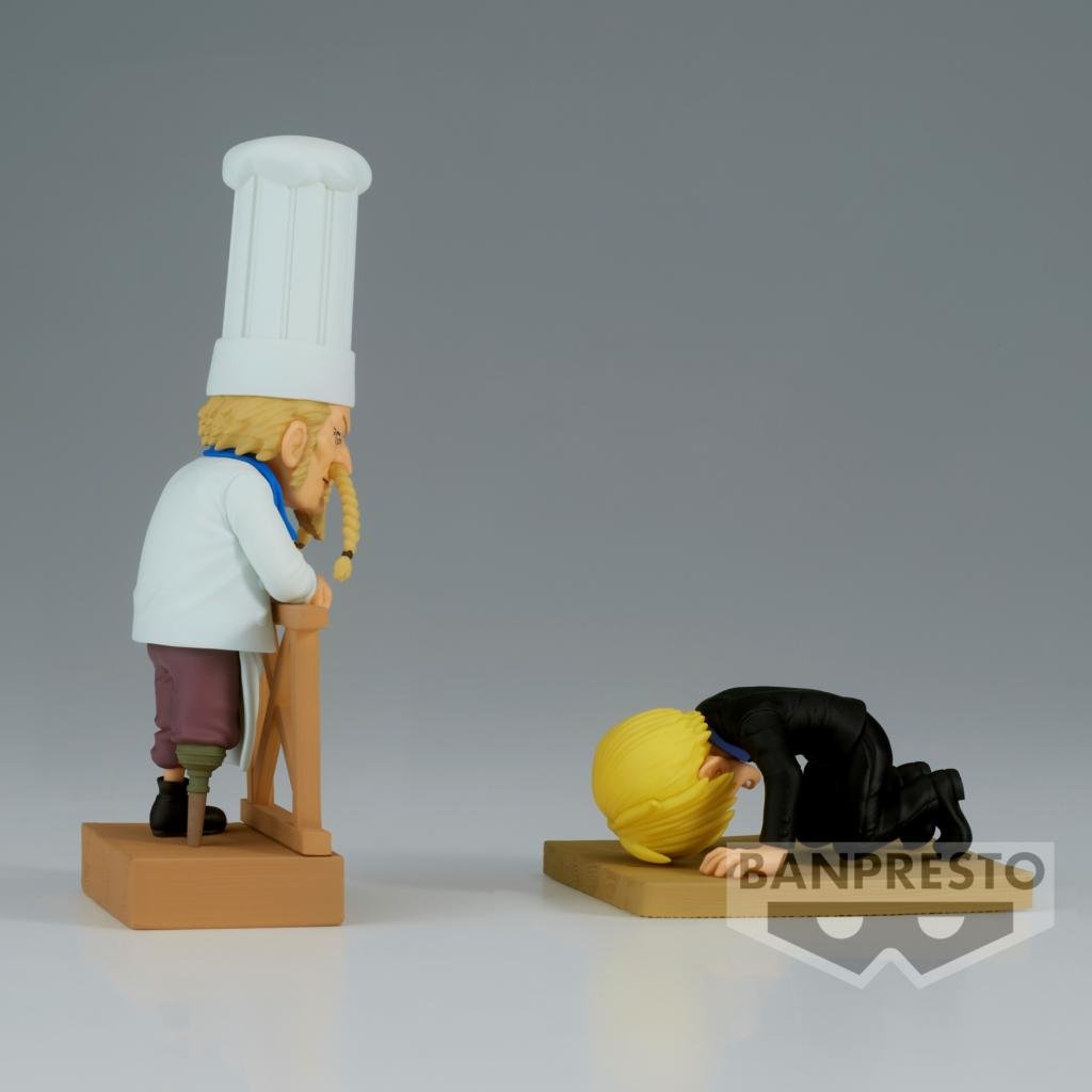 ONE PIECE - Sanji & Zeff - Figure WCF Log Stories 8cm