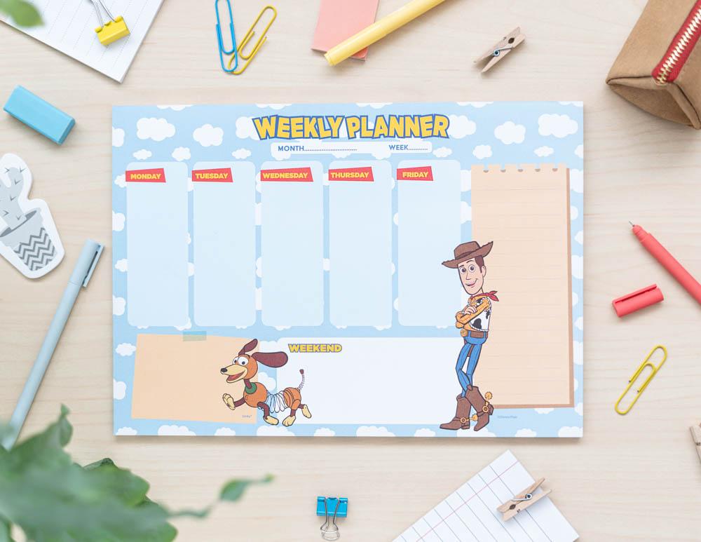 TOY STORY - Weekly Planner - A4 Bloc Note