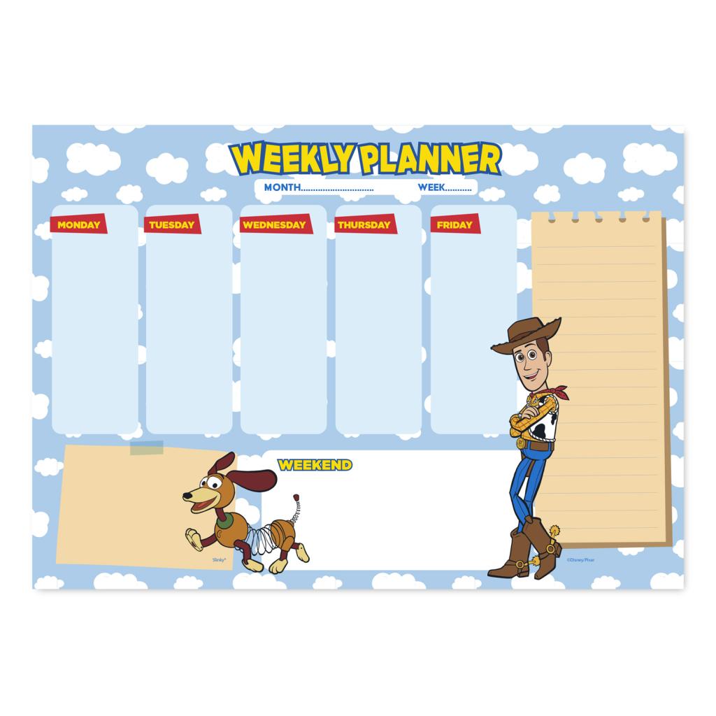 TOY STORY - Weekly Planner - A4 Bloc Note