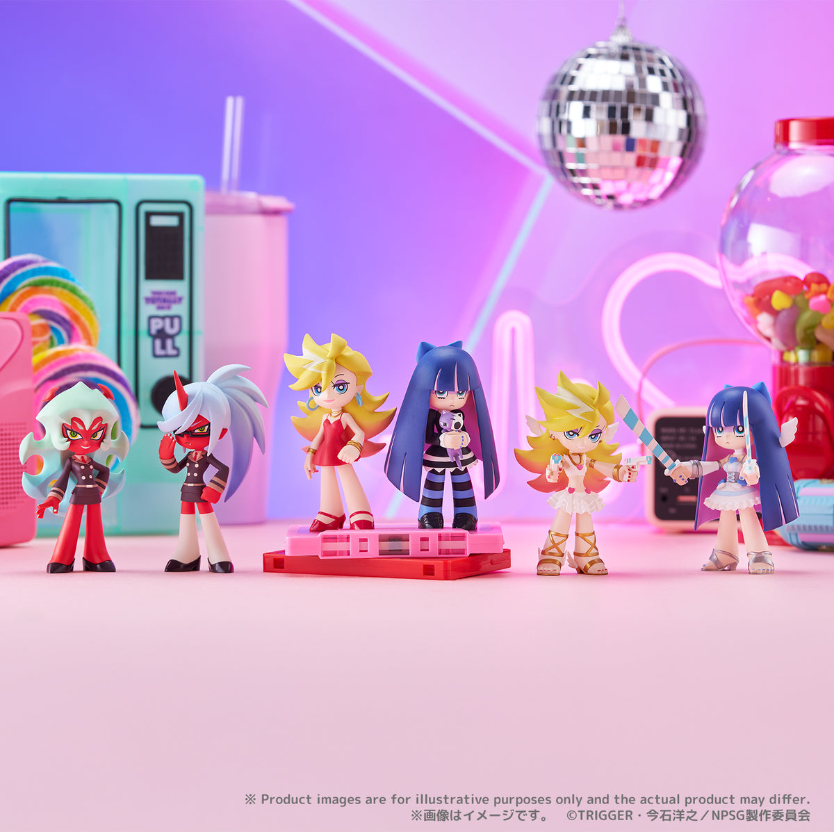 PalVerse New Panty & Stocking - Figurine Blind Box 9cm (6pcs)