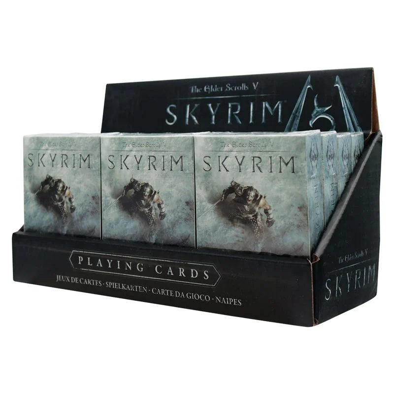 THE ELDER SCROLLS V SKYRIM - Playing Cards CDU Containing 12 Packs