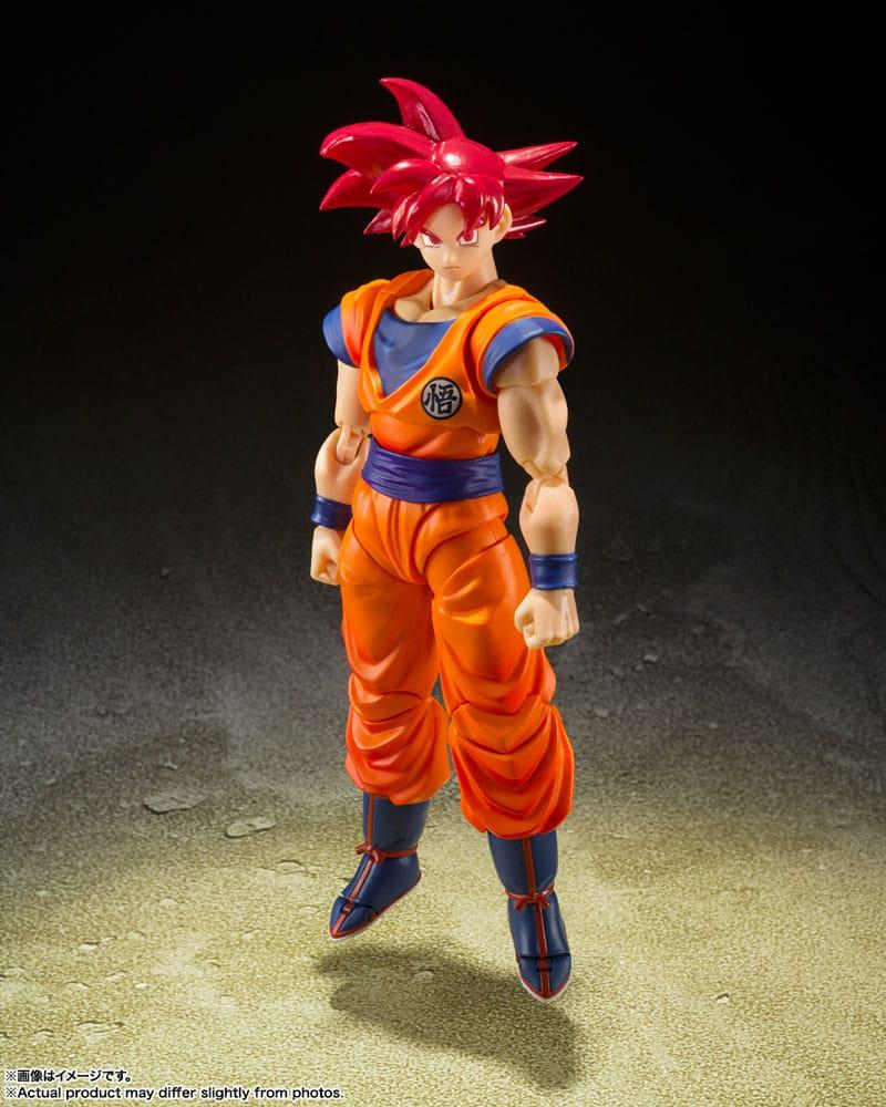 DRAGON BALL SUPER - SSG Goku God of Virtue - Fig. S.H. Figuarts 14cm