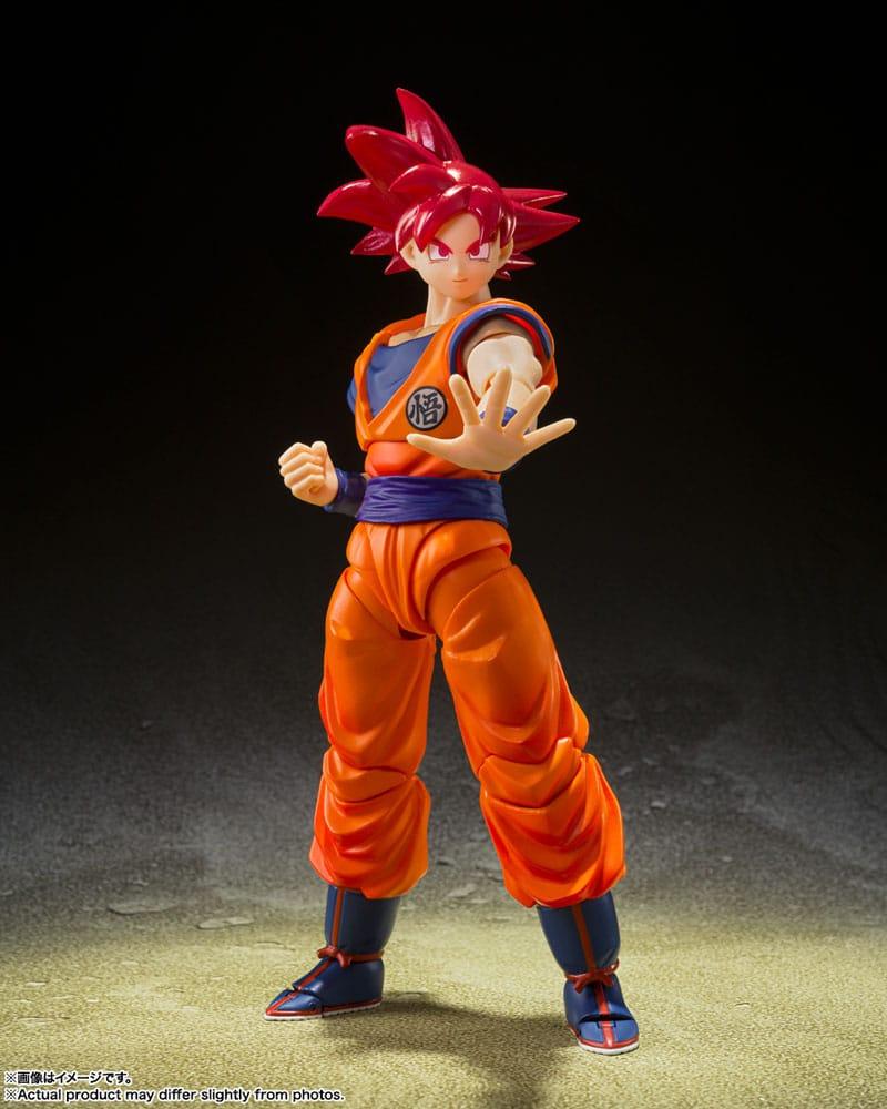 DRAGON BALL SUPER - SSG Goku God of Virtue - Fig. S.H. Figuarts 14cm