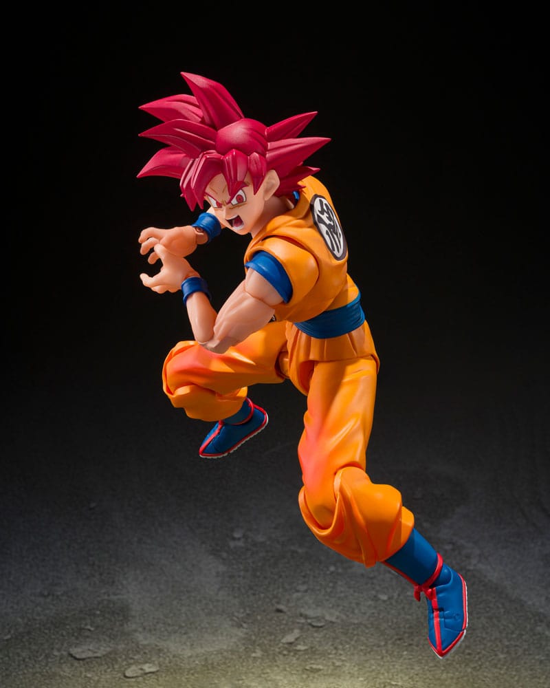 DRAGON BALL SUPER - SSG Son Goku "God Aura" - Fig. S.H. Figuarts 15cm