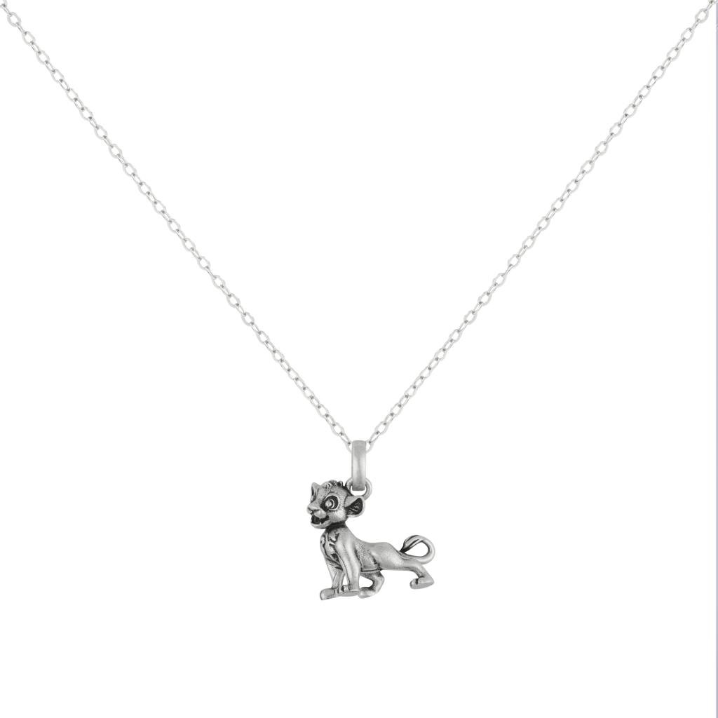 LION KING - Simba 3D - Necklace in Sterling Silver