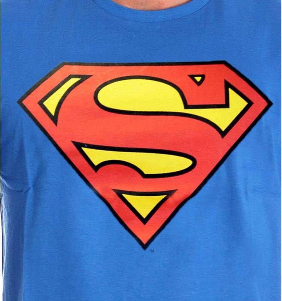 SUPERMAN - T-Shirt Blue Classic Logo (XL)