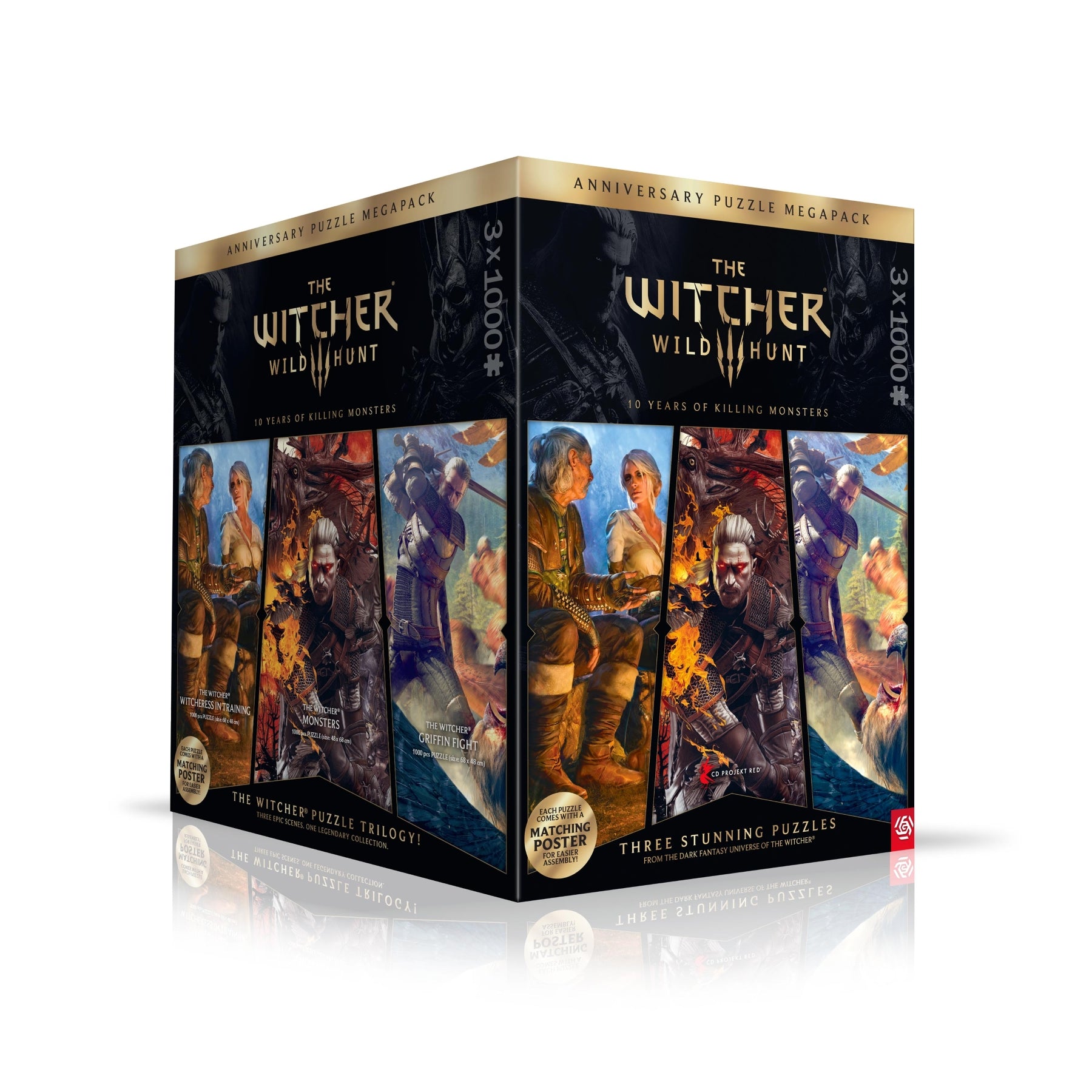 THE WITCHER 3 - 10 years of killing monster - 3 Puzzle 1000P