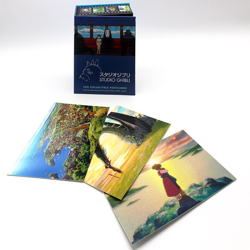 STUDIO GHIBLI - box of 100 collector's postcards