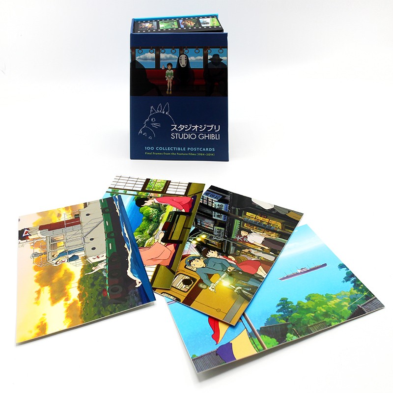 STUDIO GHIBLI - box of 100 collector's postcards