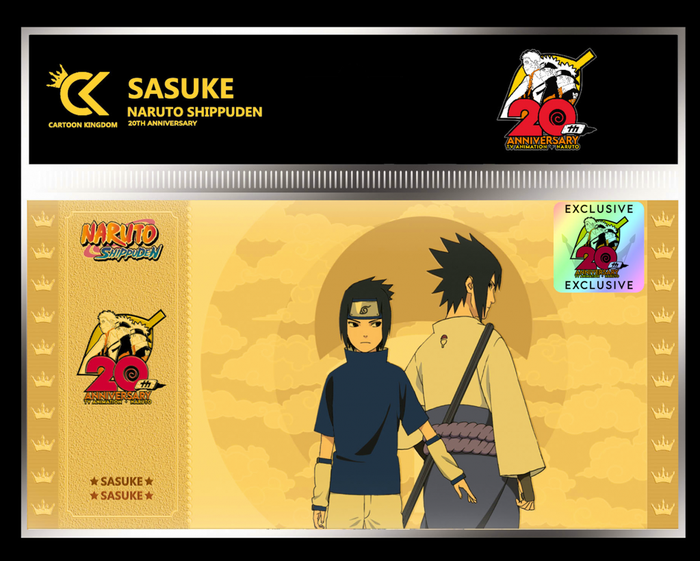 NARUTO SHIPPUDEN - Sasuke - Golden Ticket 20th Anniversary