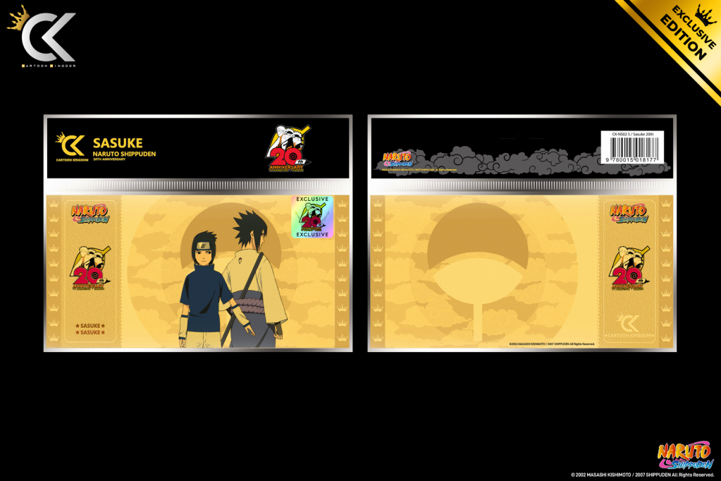 NARUTO SHIPPUDEN - Sasuke - Golden Ticket 20th Anniversary