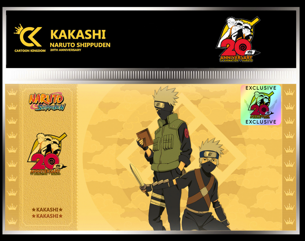 NARUTO SHIPPUDEN - Kakashi - Golden Ticket 20th Anniversary