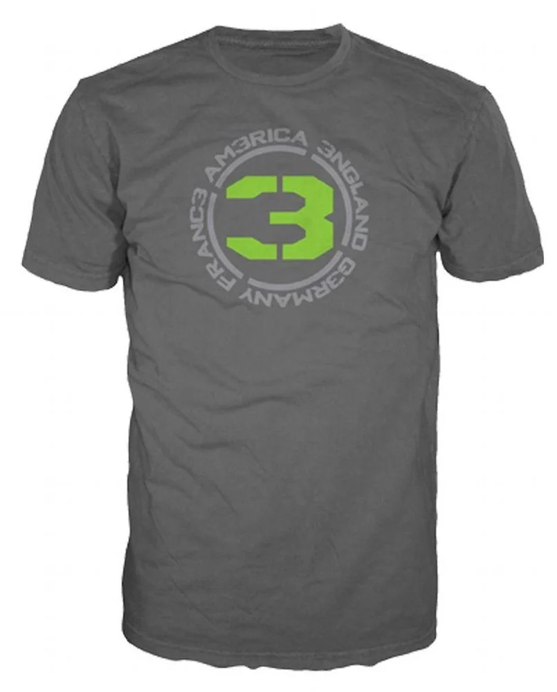 CALL OF DUTY MW3 - T-Shirt Charcoal - COUNTRIES 3 (L)