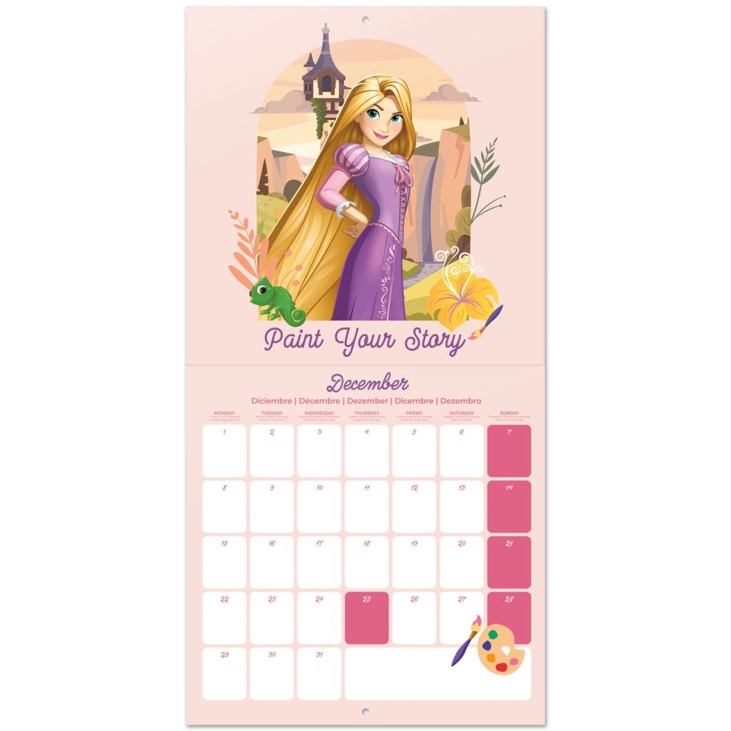 DISNEY - Princess - Wall Calendar 2025